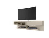 Manhattan Comfort Astor Modern Floating Entertainment Center Off White 222BMC1