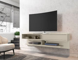 Manhattan Comfort Astor Modern Floating Entertainment Center Off White 222BMC1