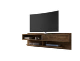 Manhattan Comfort Astor Modern Floating Entertainment Center Rustic Brown 222BMC9