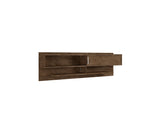 Manhattan Comfort Astor Modern Floating Entertainment Center Rustic Brown 222BMC9