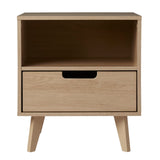 English Elm Walker Edison - Modern 1-Drawer Nightstand With Open Cubby - Riviera