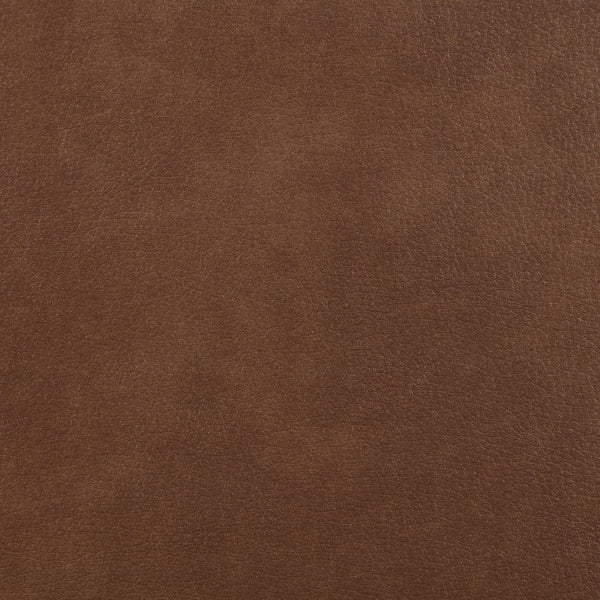 English Elm Denson Saddle Brown Power Recliner Chair with Leatherette Upholstery, Button Control, Plush Springs B062P353263