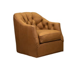 Olivia + Quinn Brighton Swivel Chair 2235_DWT1301 Dilworth Camel