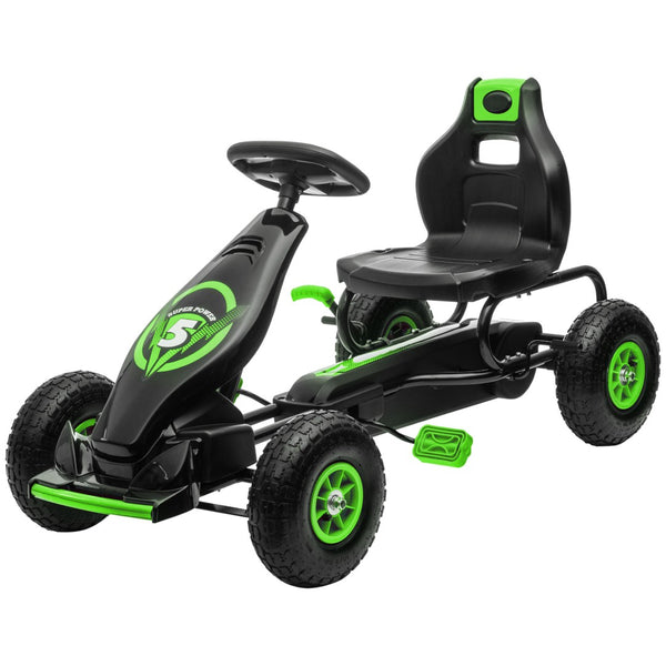 English Elm Aosom Youth Scooter Steel Frame Dual Caliper Brakes Inflatable Tire Kids Ride W2225P217461