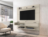 Manhattan Comfort Astor Modern Floating Entertainment Center Off White 223BMC1