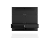 Manhattan Comfort Astor Modern Floating Entertainment Center Black 223BMC8