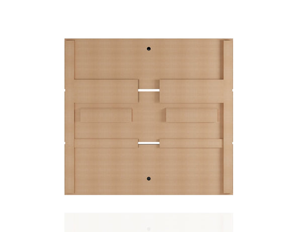 Manhattan Comfort Astor Modern Floating Entertainment Center Rustic Brown 223BMC9