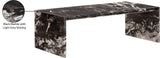 Canova Black Coffee Table 223Black-CT Meridian Furniture