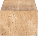 Canova Beige Coffee Table 223Travertine-CT Meridian Furniture