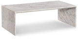 Canova White Coffee Table 223White-CT Meridian Furniture