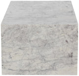 Canova White Coffee Table 223White-CT Meridian Furniture