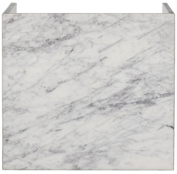 Canova White End Table 223White-ET Meridian Furniture