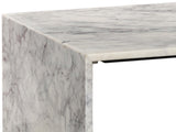 Canova White End Table 223White-ET Meridian Furniture