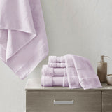 Madison Park Signature Turkish Transitional Cotton 6 Piece Bath Towel Set MPS73-475 Lavender