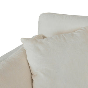 English Elm Yr2169bg-3p,lr,right,arm,md Chenille Fleece Right Arm Modular Sectional Piece for Living Rooms Beige W308S00174