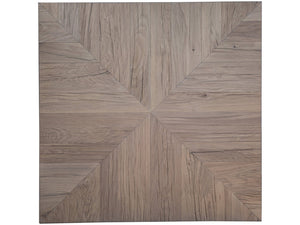 Lexington Artistica Home Verite Cocktail Table - Sophisticated Contemporary Design With Natural White Oak And Distressed Metal Light Oak Wood 2240-947