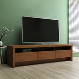 Sylvan 70.86 TV Stand in Maple Cream 224052 Manhattan Comfort