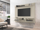 Manhattan Comfort Plaza Modern Floating Entertainment Center Off White 224BMC1