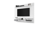 Manhattan Comfort Plaza Modern Floating Entertainment Center White 224BMC6