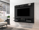 Manhattan Comfort Plaza Modern Floating Entertainment Center Black 224BMC8