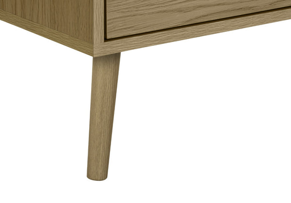 English Elm Accent Side Table Rustic Grey Laminate Compact Storage Cabinet Transitional Bedroom Natural B2710P461709