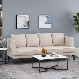 Christopher Knight Home® - Noble House - - Mirod Comfy 3-Seat Sofa With Tufted Back And Arm, Modern For Living Room