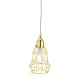 Wire Barrel 6'' Wide 1-Light Mini Pendant