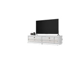 Liberty 42.28 Floating Office Desk in White 225BMC6 Manhattan Comfort