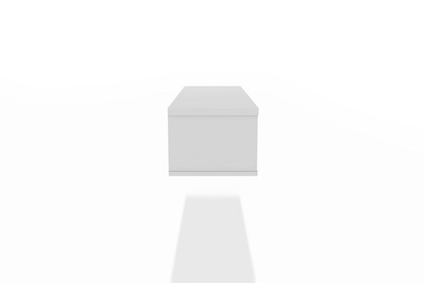 Liberty 42.28 Floating Office Desk in White 225BMC6 Manhattan Comfort