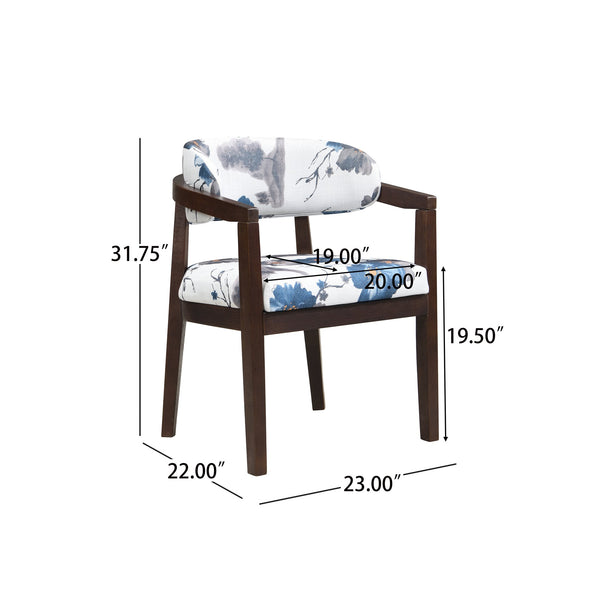 English Elm Christopher Knight Home® - Dining Arm Chairs Set Of 2 – Comfortable Upholstered Design With Espresso Finish For Modern Dining Spaces N771P254286Z