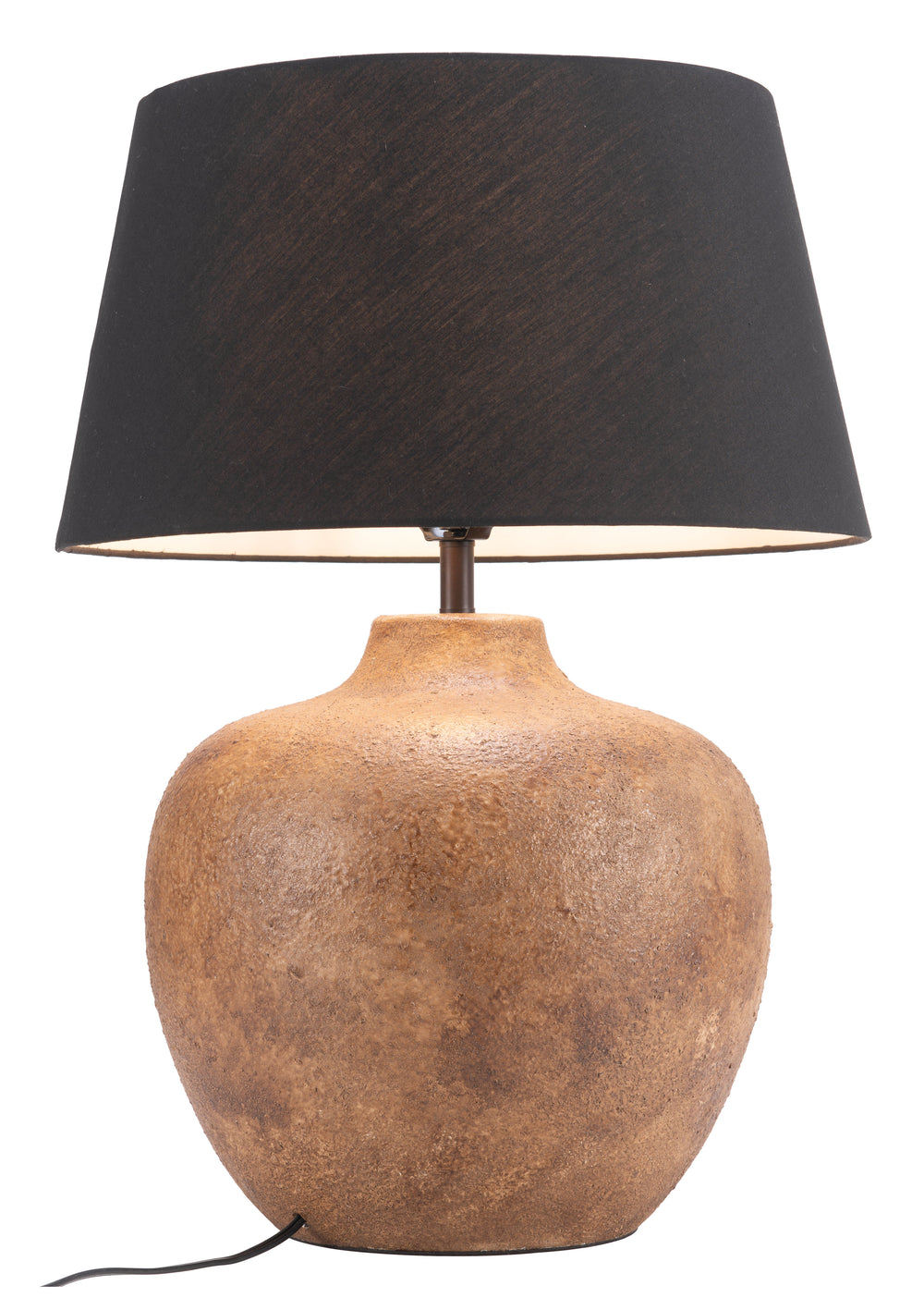 Basil Table Lamp Black 56150 Zuo Modern