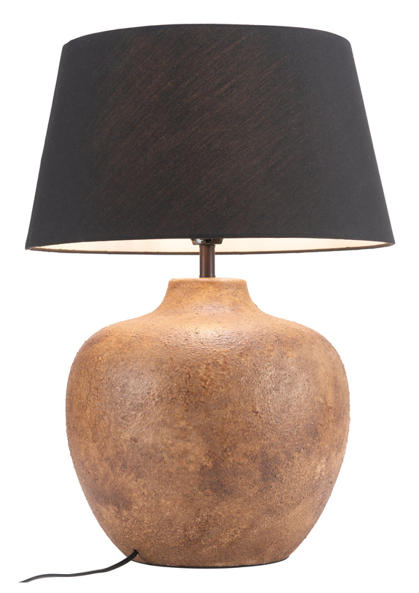 Basil Table Lamp Black 56150 Zuo Modern