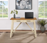 OSP Home Furnishings Milford Rustic Writing Desk Antique White