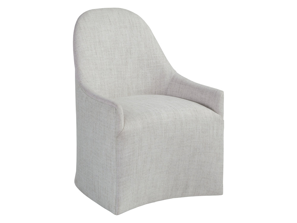 Lexington Artistica Home Lily Upholstered Side Chair – Sculptural Design With Omni-directional Casters For Elegant Spaces No Finish Wood 2260-880-01