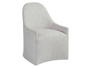 Lexington Artistica Home Lily Upholstered Side Chair – Sculptural Design With Omni-directional Casters For Elegant Spaces No Finish Wood 2260-880-01
