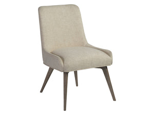 Lexington Artistica Home Mila Mid-century Modern Upholstered Side Chair - Artisan Crafted With Unique Finishes And Comfort Medium Brown Wood 2264-880-01
