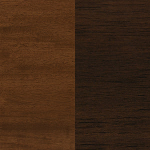 English Elm Robbie Modern-Farmhouse 4-Piece Counter Height Dining Set with Bench & Stools in Chestnut Brown, Compact Retro Style B062P351437