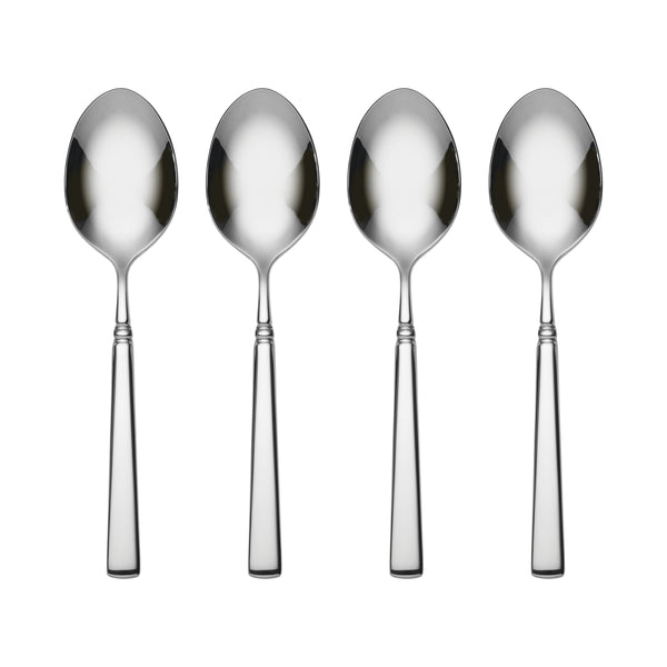 Lenox Easton Shaker Inspired Mirror Polish 18/10 Stainless Steel Heavyweight Flatware Spoon Collection Dinner Spoons, Set of 4 2267004C