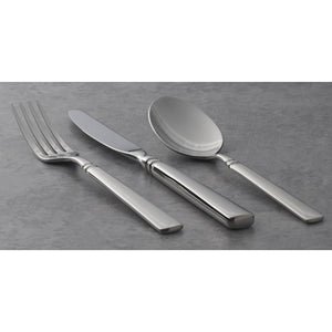 Lenox Easton Shaker Inspired Mirror Polish 18/10 Stainless Steel Heavyweight Flatware Spoon Collection Dinner Spoons, Set of 4 2267004C