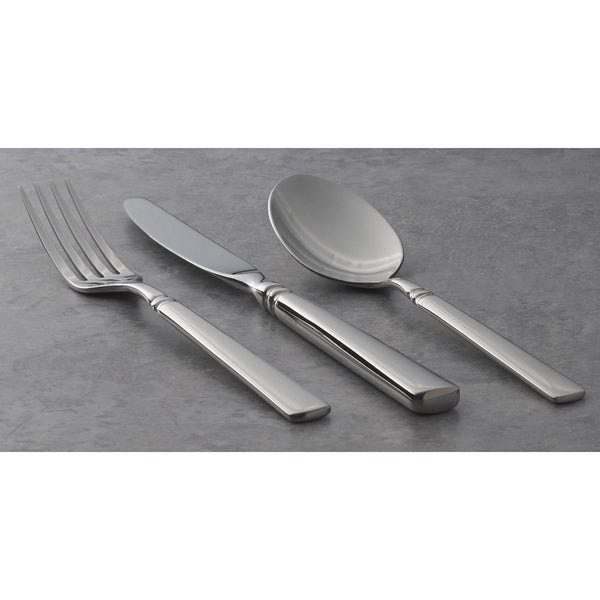 Lenox Easton Shaker Inspired Mirror Polish 18/10 Stainless Steel Heavyweight Flatware Spoon Collection Dinner Spoons, Set of 4 2267004C