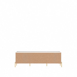 Jasper 72.91 TV Stand in Off White Matte 226851 Manhattan Comfort