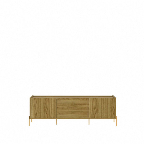 Jasper 72.91 TV Stand in Oak Pro Touch 226852 Manhattan Comfort