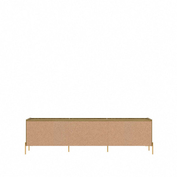 Jasper 86.69 TV Stand in Oak Pro Touch 226952 Manhattan Comfort