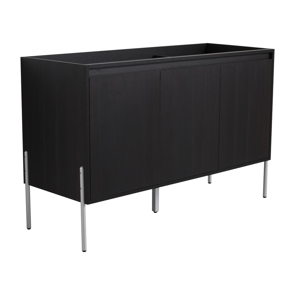 English Elm 48" Freestanding Bathroom Vanity Cabinet with Soft-Close Doors, KD Pack, Ample Storage, No Sink Included W1972P243178