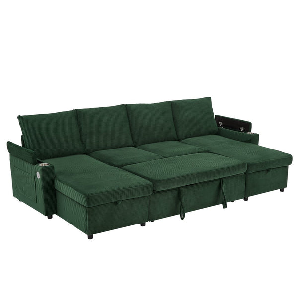 English Elm Swivel Barrel Accent Chair Chenille Tufted Round Club Seat for Living Room Lounge Green N719S002190F