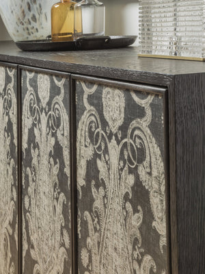 Lexington Artistica Home Venerato Media Console - Stunning Contemporary Design With Unique Finishes And Adjustable Shelves Mocha Wood 2270-908