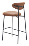 Rorun Barstool - Set of 2 Brown 110338 Zuo Modern