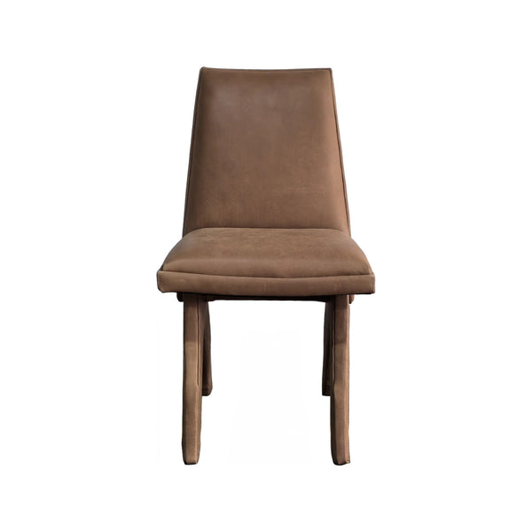 Olivia + Quinn Clarendon Leather Dining Chair - Modern Minimalist Design For Elegant Dining Spaces And Comfort Selena Harness Leather,Foam,Wood 2273_Sel1501