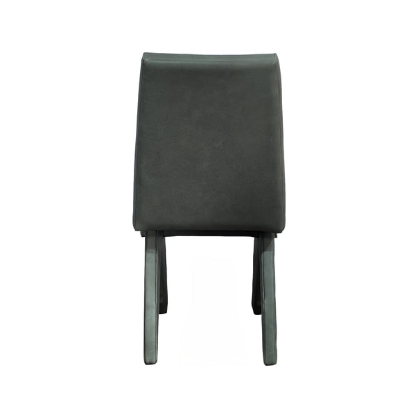 Olivia + Quinn Clarendon Leather Dining Chair - Modern Minimalist Design For Elegant Dining Spaces And Comfort Selena Pine Leather,Foam,Wood 2273_Sel4501