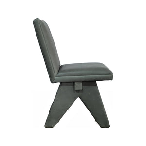 Olivia + Quinn Clarendon Leather Dining Chair - Modern Minimalist Design For Elegant Dining Spaces And Comfort Selena Pine Leather,Foam,Wood 2273_Sel4501